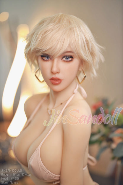 Life Size Blonde Curvy Sex Doll Vella - D Cup 164CM - WM Doll