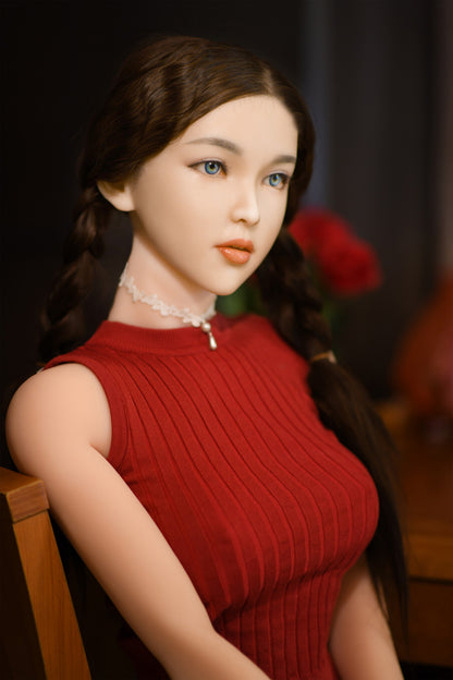 Slicone Head Young Asian Sex Doll Fally 165CM - 6YE Doll