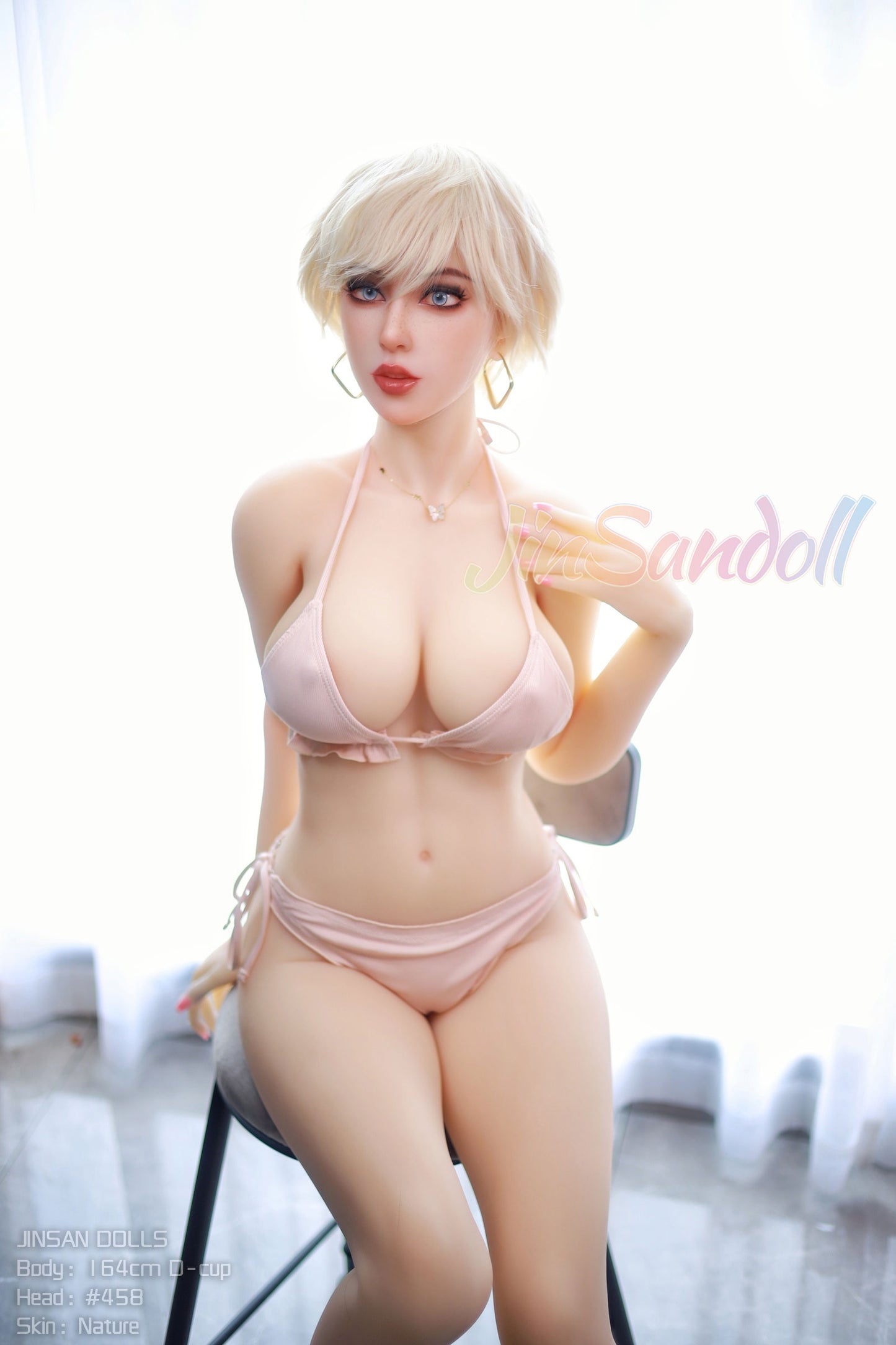 Life Size Blonde Curvy Sex Doll Vella - D Cup 164CM - WM Doll