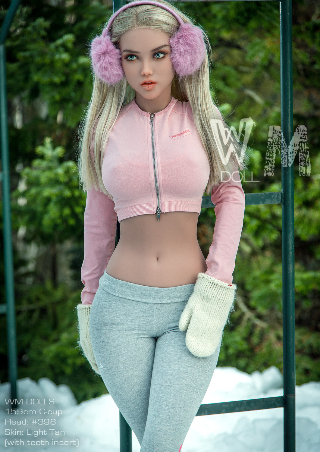 Skinny Blonde Sex Doll Amina - C Cup 159CM - WM Doll