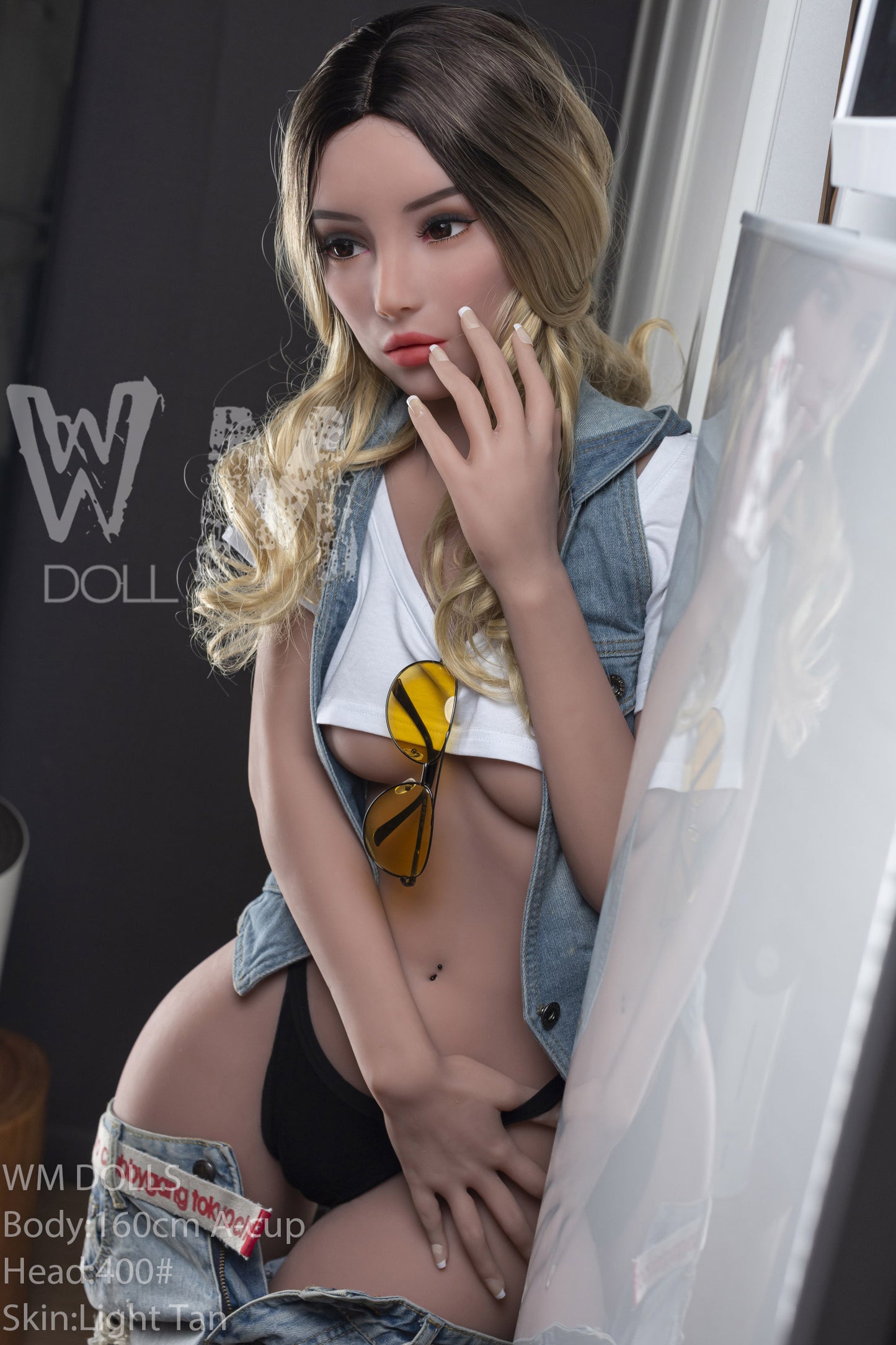 Flat Chest Petite Sex Doll Eline - A Cup 160CM - WM Doll