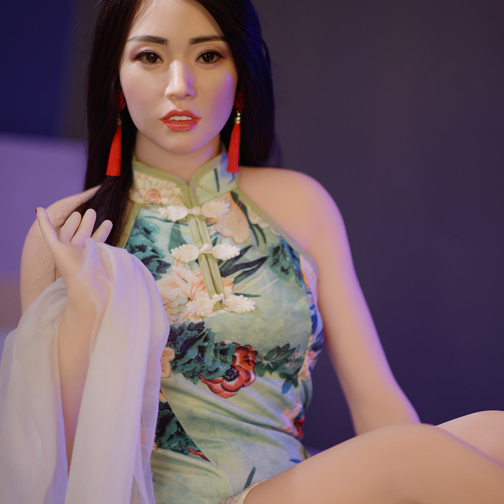 Slicone Head Asian Sex Doll Kellen 165CM - 6YE Doll