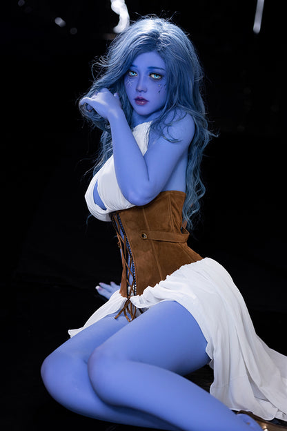 Blue Skin Busty Alien Sex Doll Charis 160CM - Aibei Doll